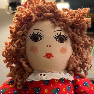 calico critters Toys Vintage 7s Calico Critters Cloth Fabric Doll